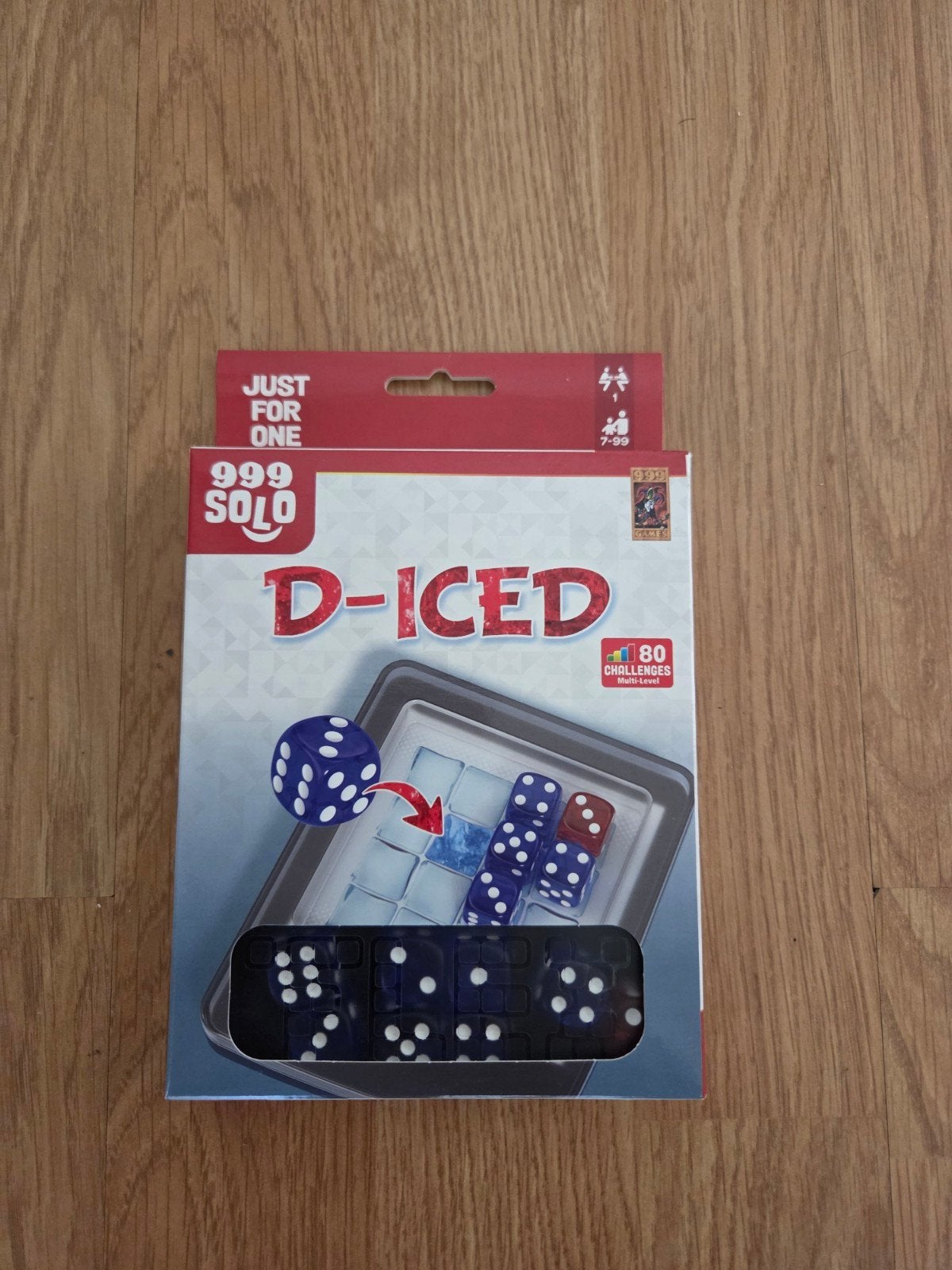 D-iced solo spel 999 games (smartgames), Ophalen of Verzenden, Minder dan 500 stukjes, Zo goed als nieuw, Overige typen