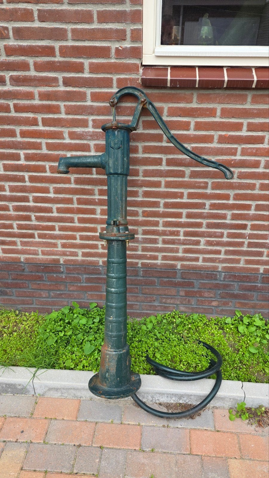 Waterpomp Gietijzer groen, Tuin en Terras, Ophalen, Gebruikt, Handmatig, Overige typen