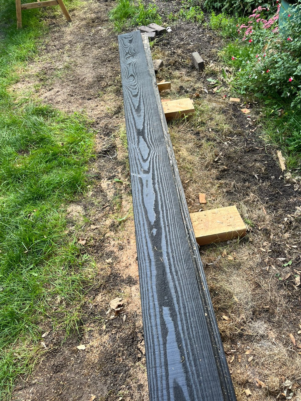 8x douglas zwart planken zweeds rabat, Tuin en Terras, Ophalen, Nieuw, 250 cm of meer, Planken
