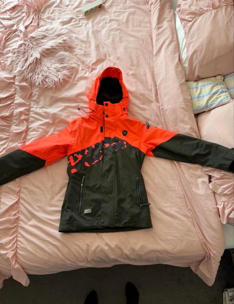 Rehall ski-jas rood/zwart Maat S (36), Ophalen of Verzenden, Zo goed als nieuw, Maat 46 (S) of kleiner, Jack