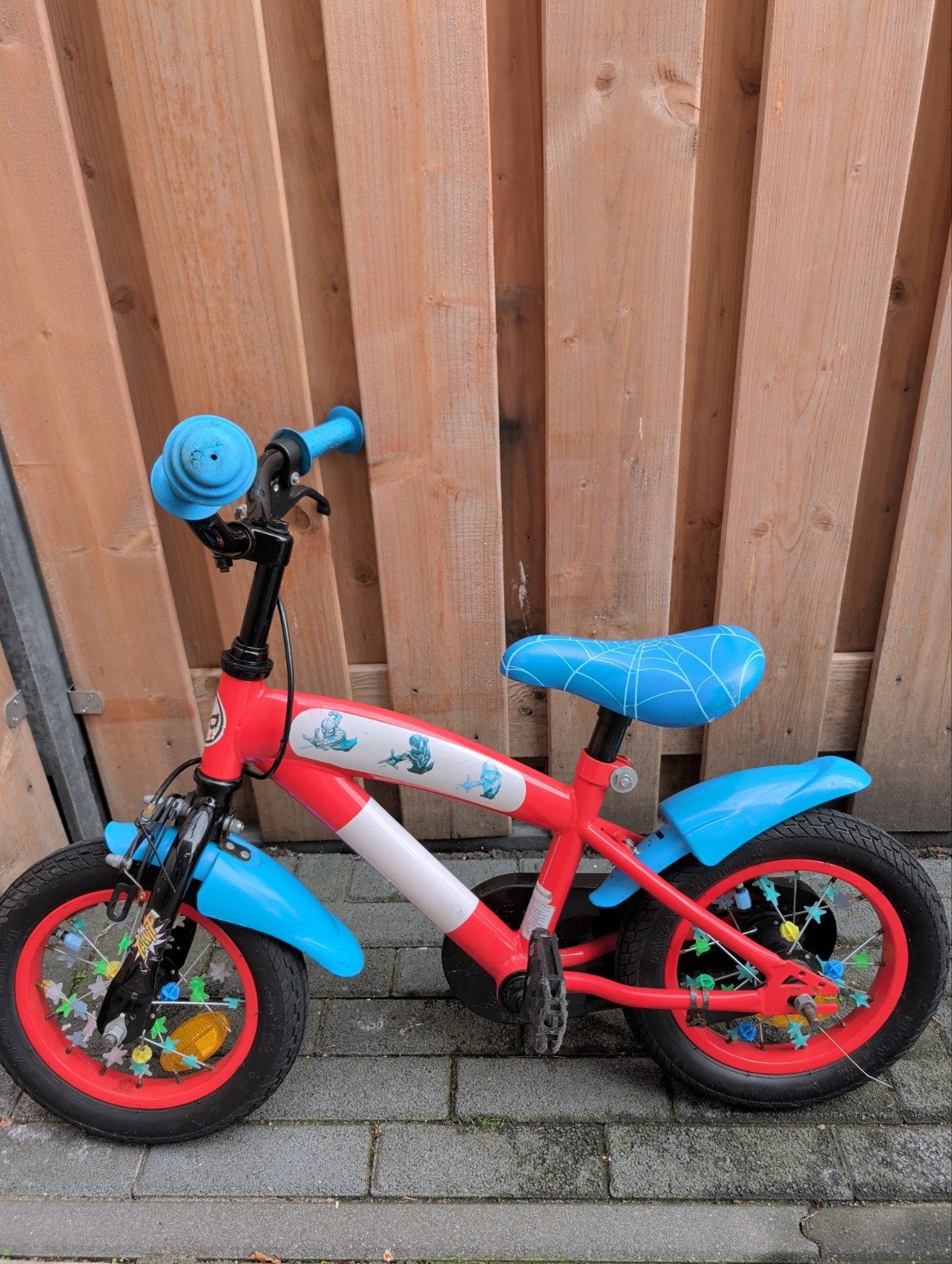 Spiderman 12 inch kinderfiets, Fietsen en Brommers, Fietsen | Kinderfietsjes, Ophalen of Verzenden, Gebruikt, Minder dan 16 inch