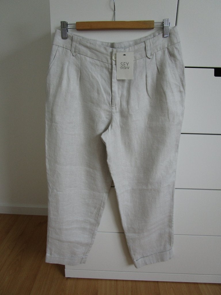 Nieuwe linnen broek van Sey Studio - maat 38, Kleding | Dames, Maat 38/40 (M), Sey Studio, Nieuw, Ophalen of Verzenden