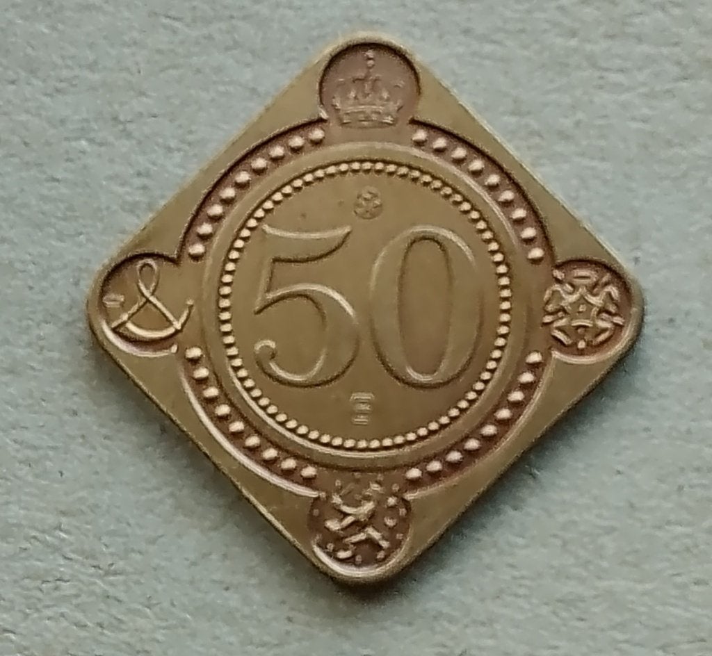 Penning 50-jarig huwelijk Juliana en Bernard 1987, Ophalen of Verzenden, Overige materialen, Nederland