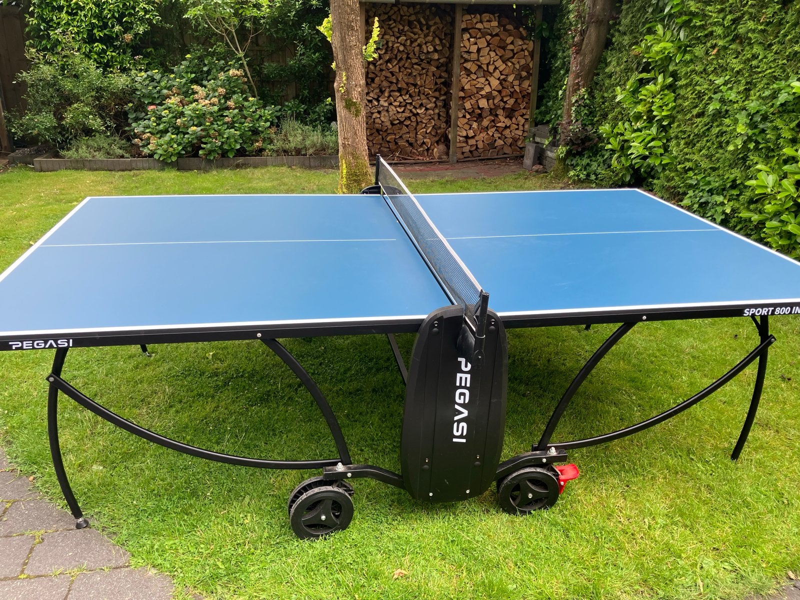 Pegasi Sport 800 Indoor Tafeltennistafel - Gebruikt, Sport en Fitness, Tafeltennis, Ophalen, Gebruikt, Tafel Indoor, Inklapbaar