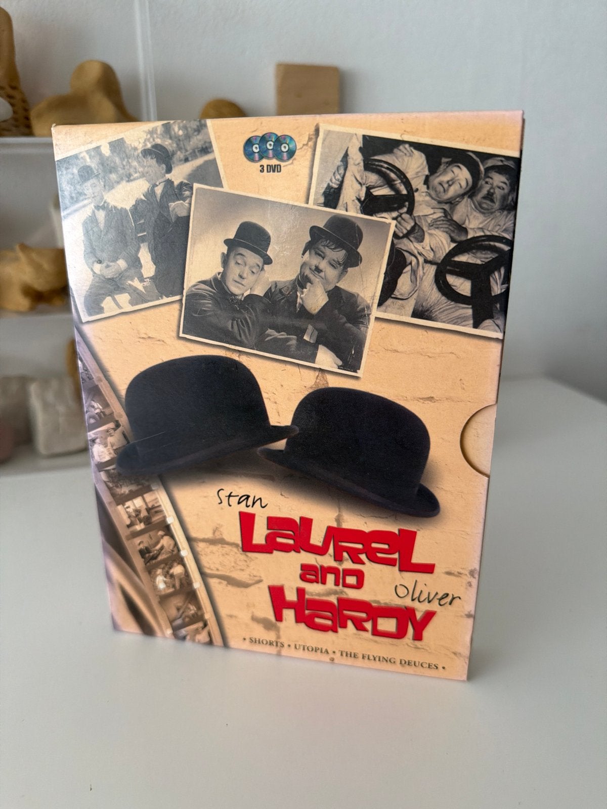 Laurel & Hardy DVD Boxset - 3 DVD's, Gebruikt, Alle leeftijden, Ophalen of Verzenden, Boxset