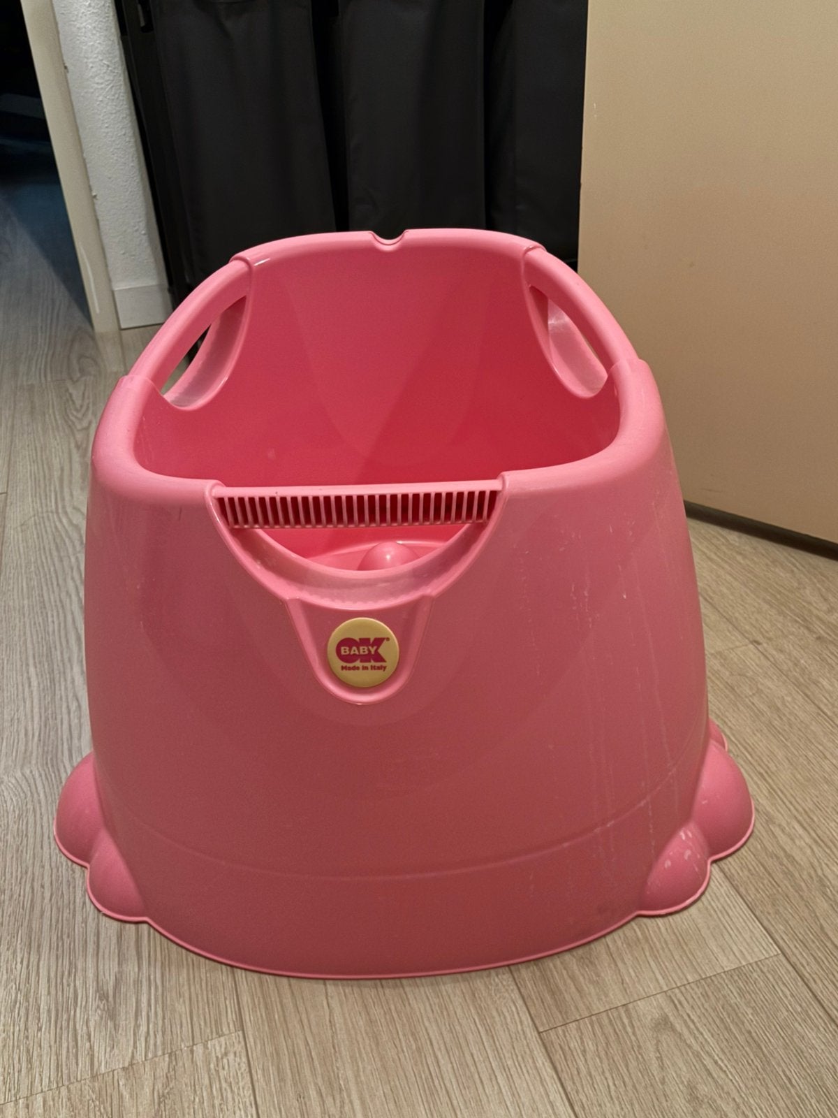 Okbaby bad douchezitje roze, Ophalen, Zo goed als nieuw, Badje