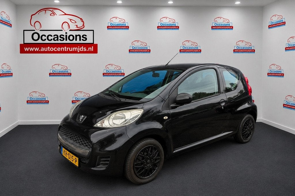 Peugeot 107 1.0-12V XR, Auto's, Voorwielaandrijving, Stof, Zwart, 4 stoelen