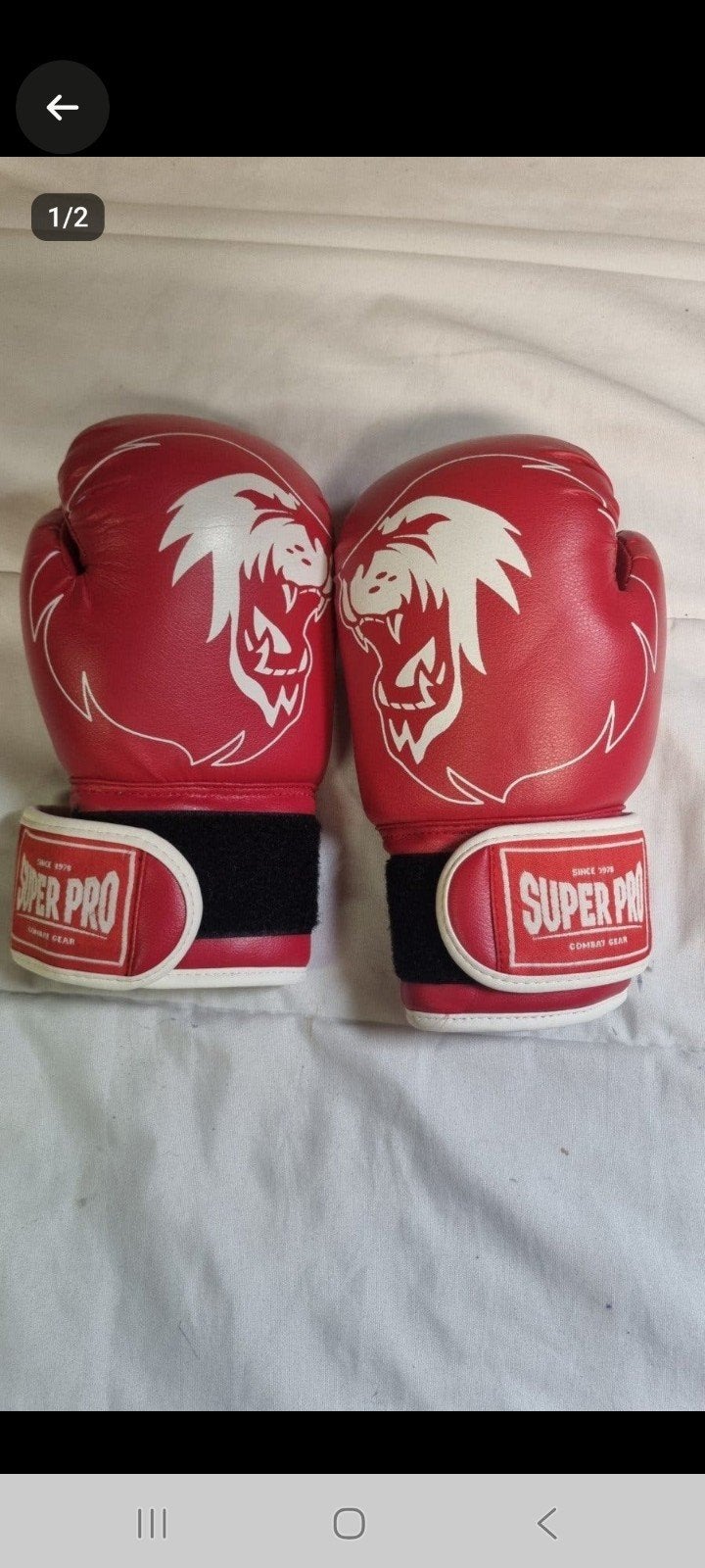 Rode Super Pro Combat Gear kinder bokshandschoenen, Sport en Fitness, Ophalen of Verzenden, Gebruikt, Overige, Vechtsportmateriaal