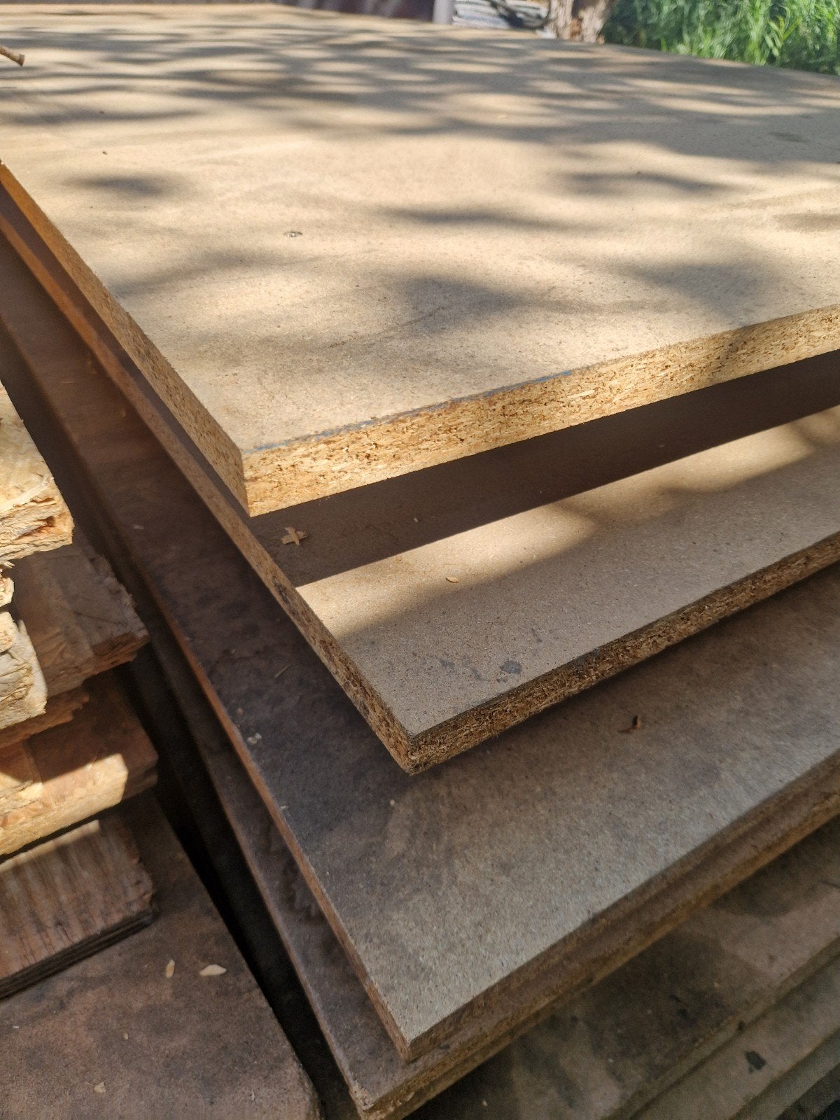 pallet stelling platen., Ophalen, Gebruikt, Hout