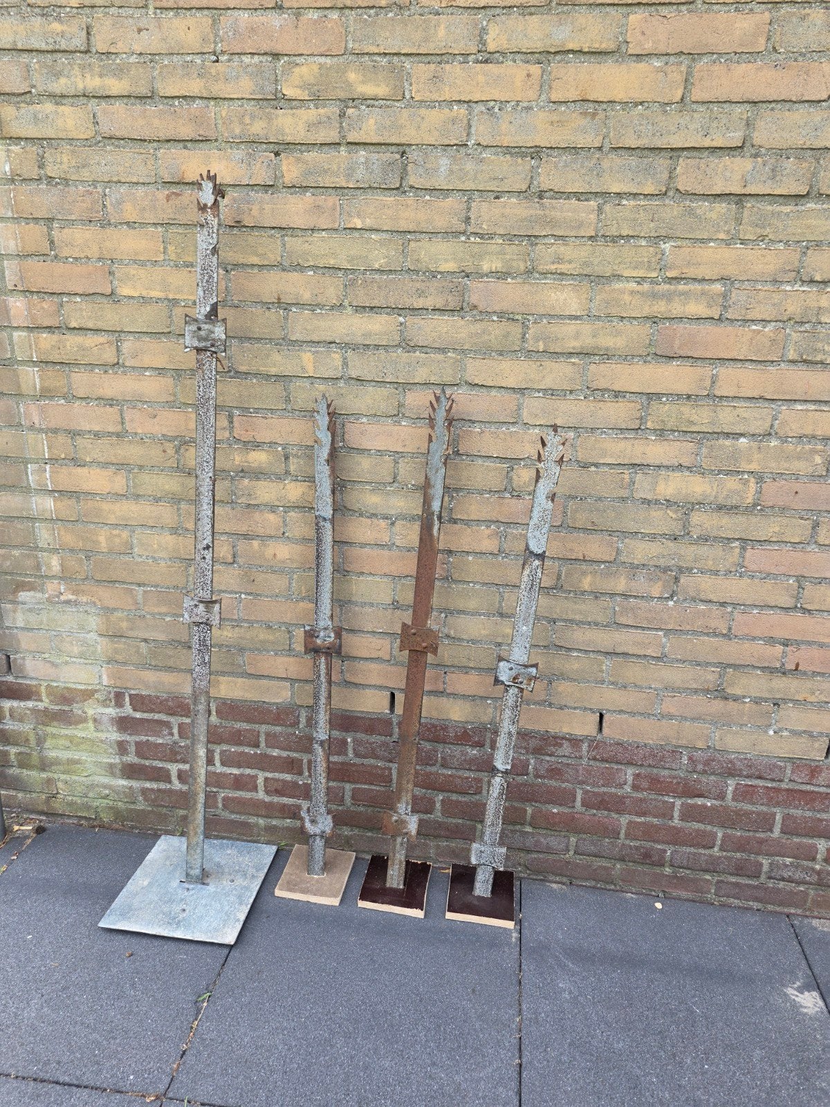 Duitse versperings/afzetpalen, Ophalen, Duitsland