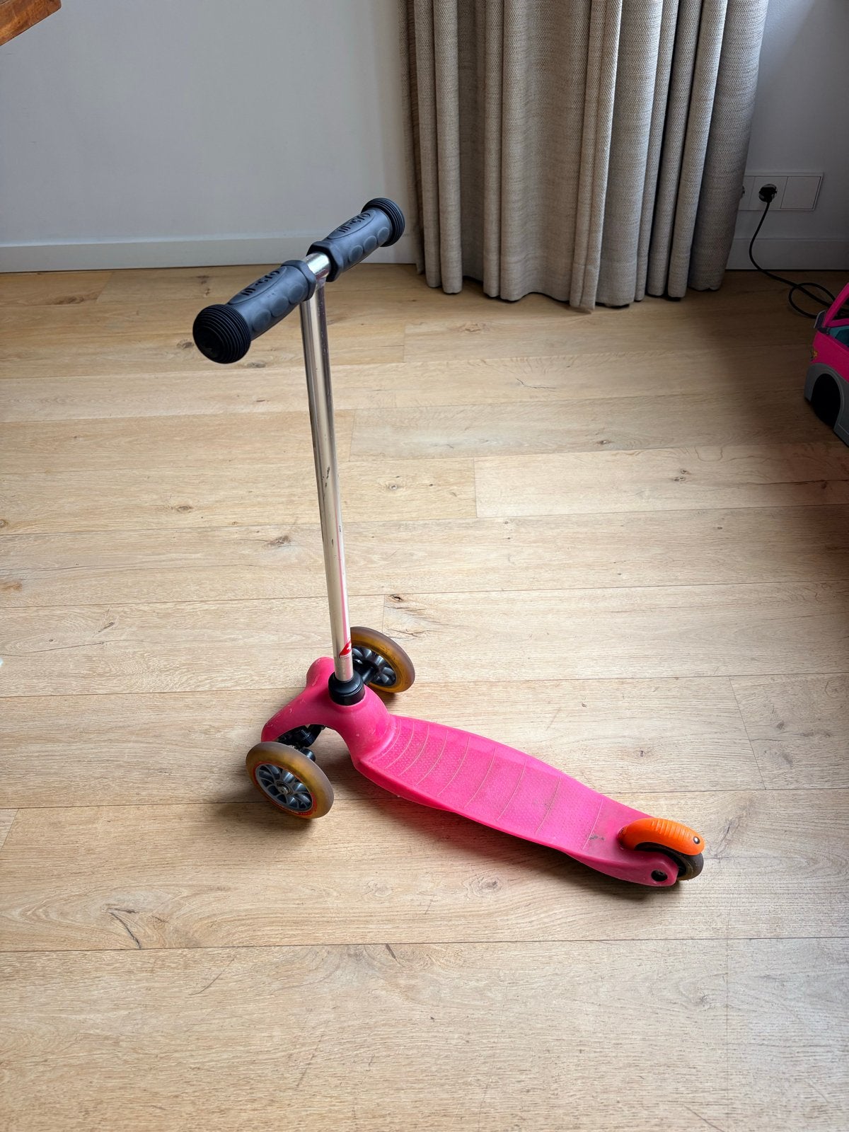 Roze microstep met 3 wielen, Ophalen, Gebruikt, Gewone step