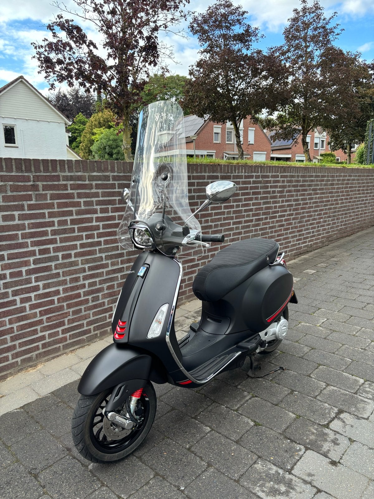 Vespa Sprint S Nero Zwart - nieuw - 2024 - 3000km, Ophalen, Overige modellen, Maximaal 45 km/u, 0 versnellingen