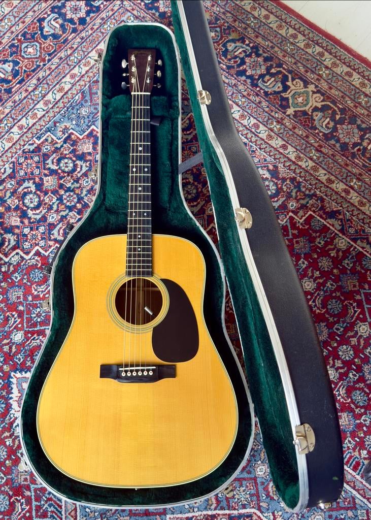 Martin Custom Shop D-28 Madagascar/Adirondack (2023) + K&K, Muziek en Instrumenten, Snaarinstrumenten | Gitaren | Akoestisch, Ophalen