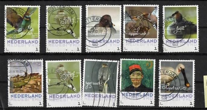 Nederland set 127, Verzenden, Gestempeld