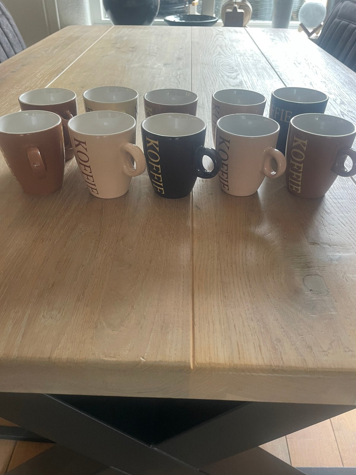 Nieuwe koffiebekers in diverse neutrale kleuren, Beige, Overige typen, Nieuw, Ophalen of Verzenden