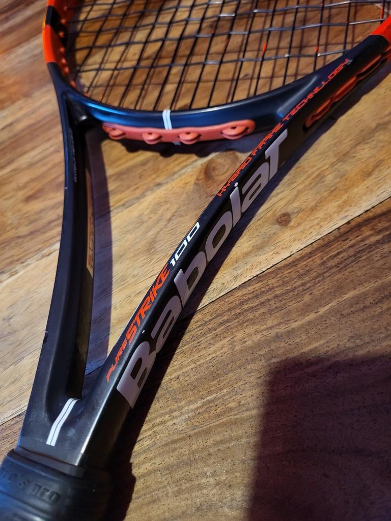 Babolat Pure Strike 100 Tennisracket 290 gram L2, Sport en Fitness, Tennis, Gebruikt, Racket, Babolat, L2, Ophalen of Verzenden