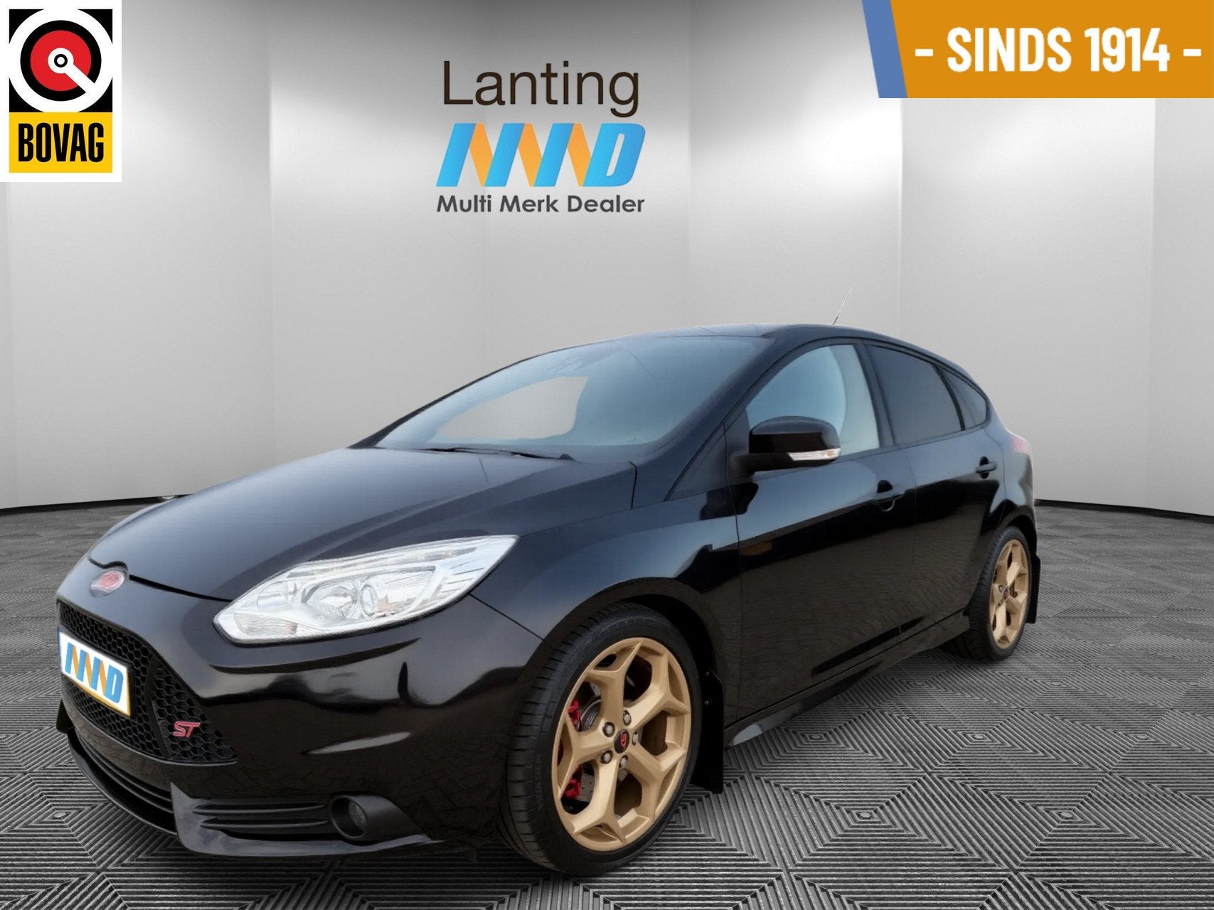 Ford Focus 2.0 EcoBoost ST-3 origineel met Recaro stoelen, Euro 5, Gebruikt, 4 cilinders, Met garantie (alle)