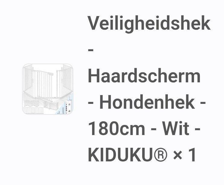 hondenhek, 180 cm, met deurtje, Overige merken, Ophalen of Verzenden, Nieuw, Hondenren