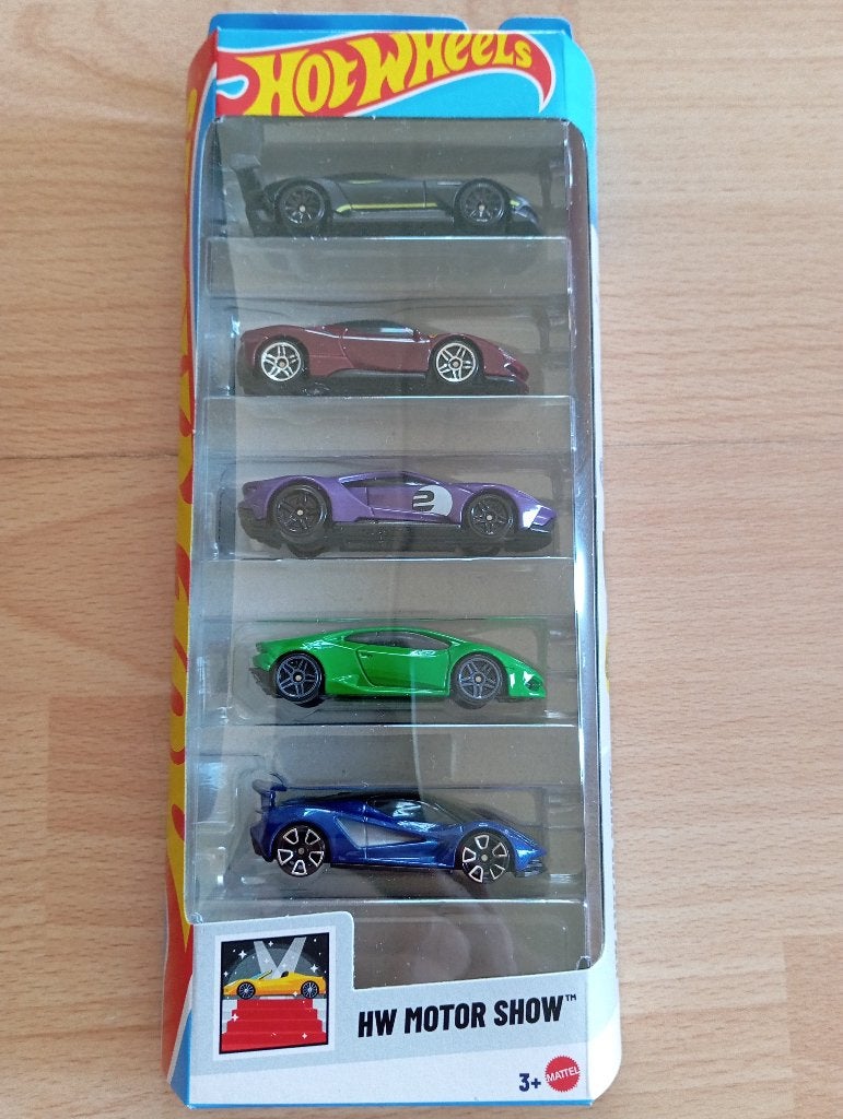 Nieuw Hot Wheels 5 Pack met Ferrari, Hobby en Vrije tijd, Modelauto's | Overige schalen, Ophalen of Verzenden, Nieuw, Auto