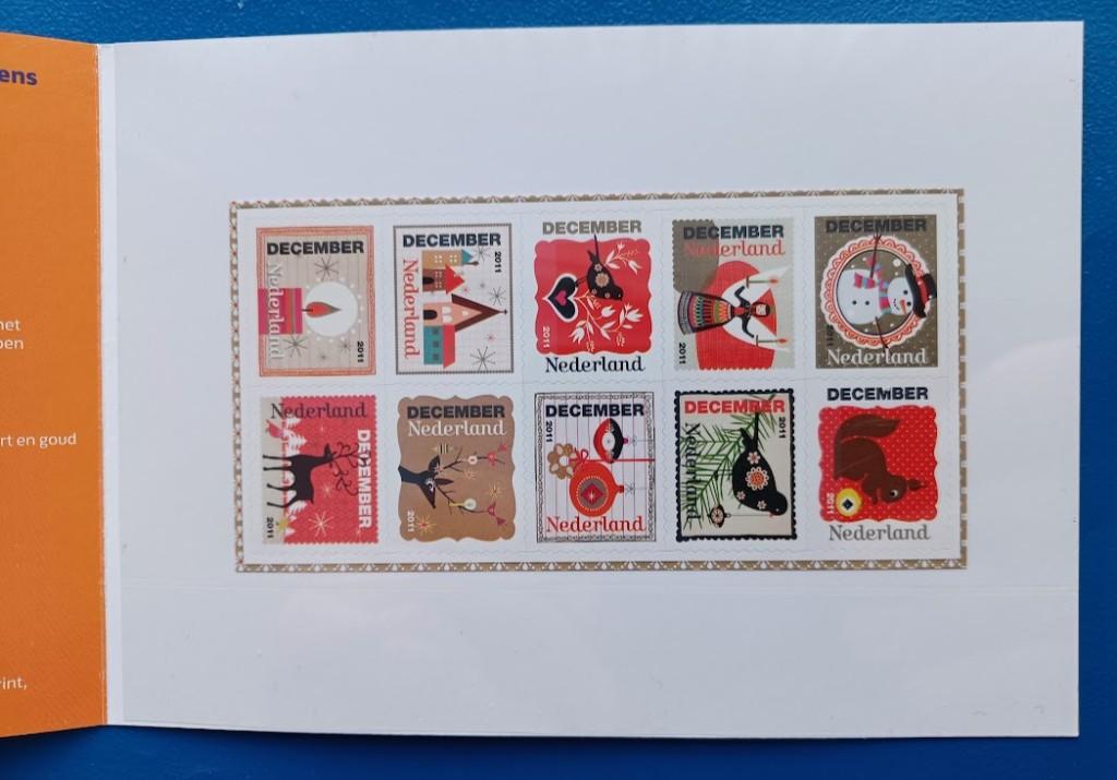 Postzegelmapje 448 - Decemberzegels 2011, Postzegels en Munten, Verzenden, Na 1940, Postfris
