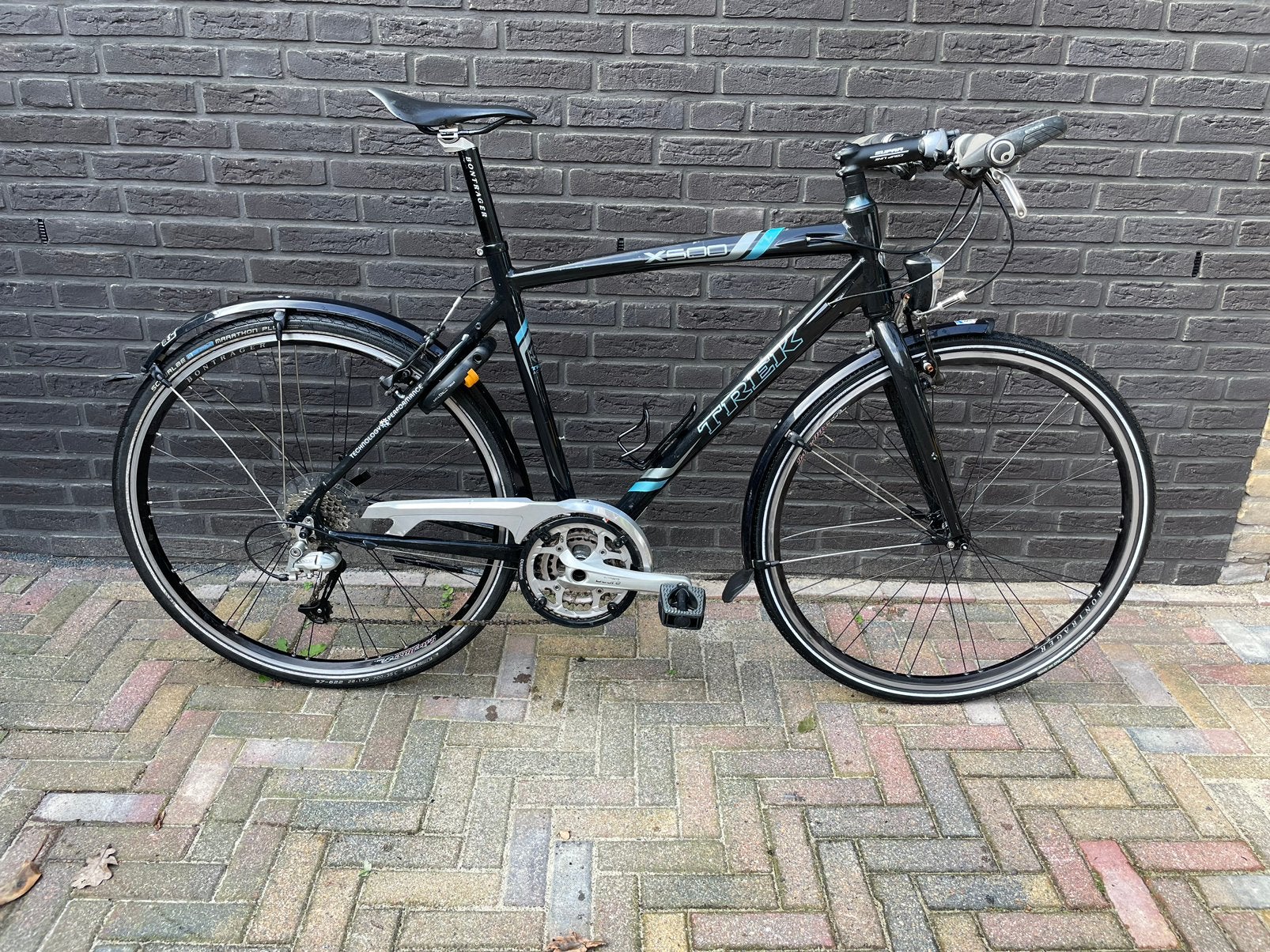 Trek X500 Herenfiets - Sportief 56cm, 28 inch, Gebruikt, Velgrem, Meer dan 20 versnellingen