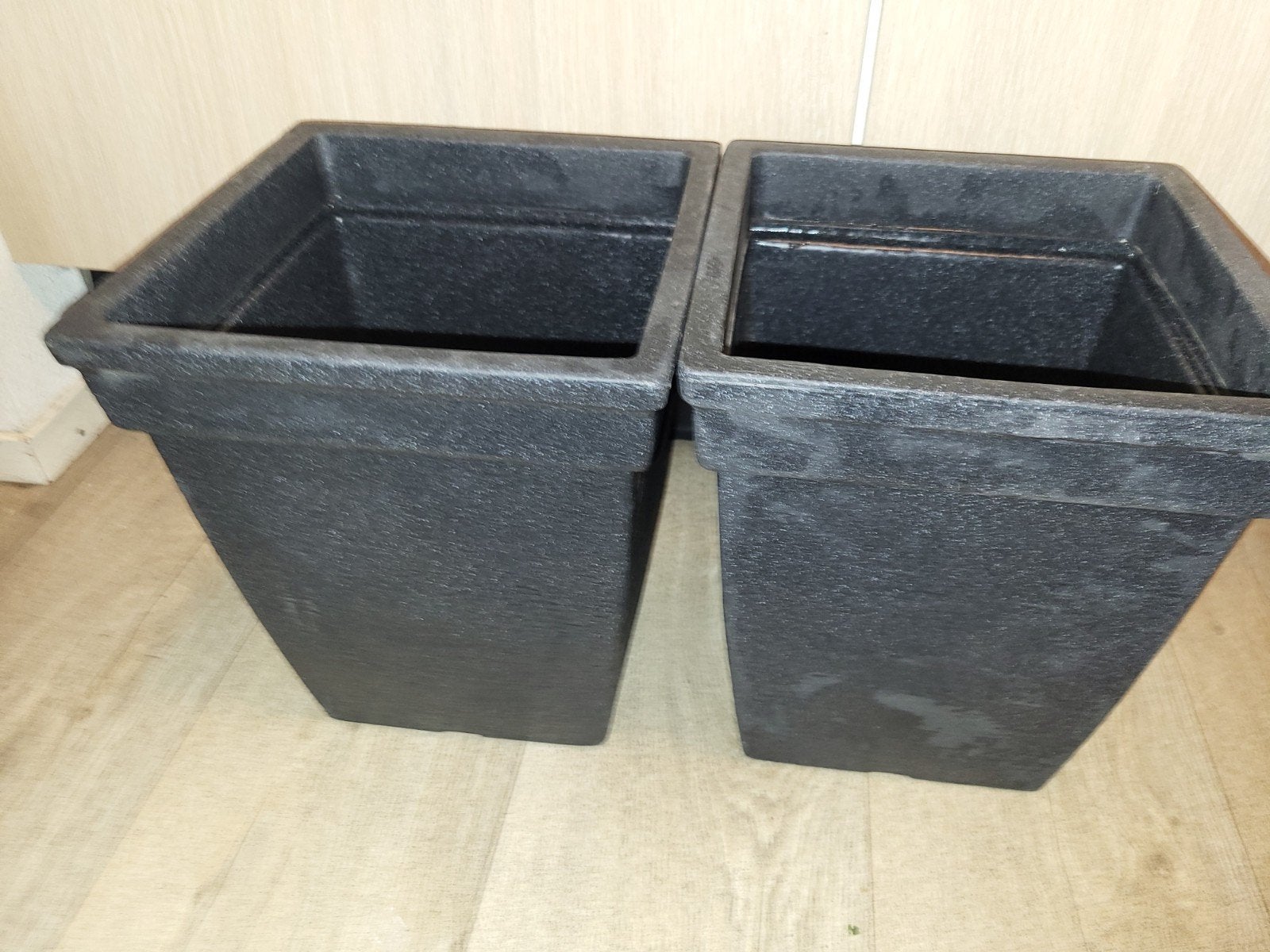 kunststof bloempot vorst breuk bestendig gebruikt, Ophalen, Kunststof, Minder dan 30 cm, Vierkant