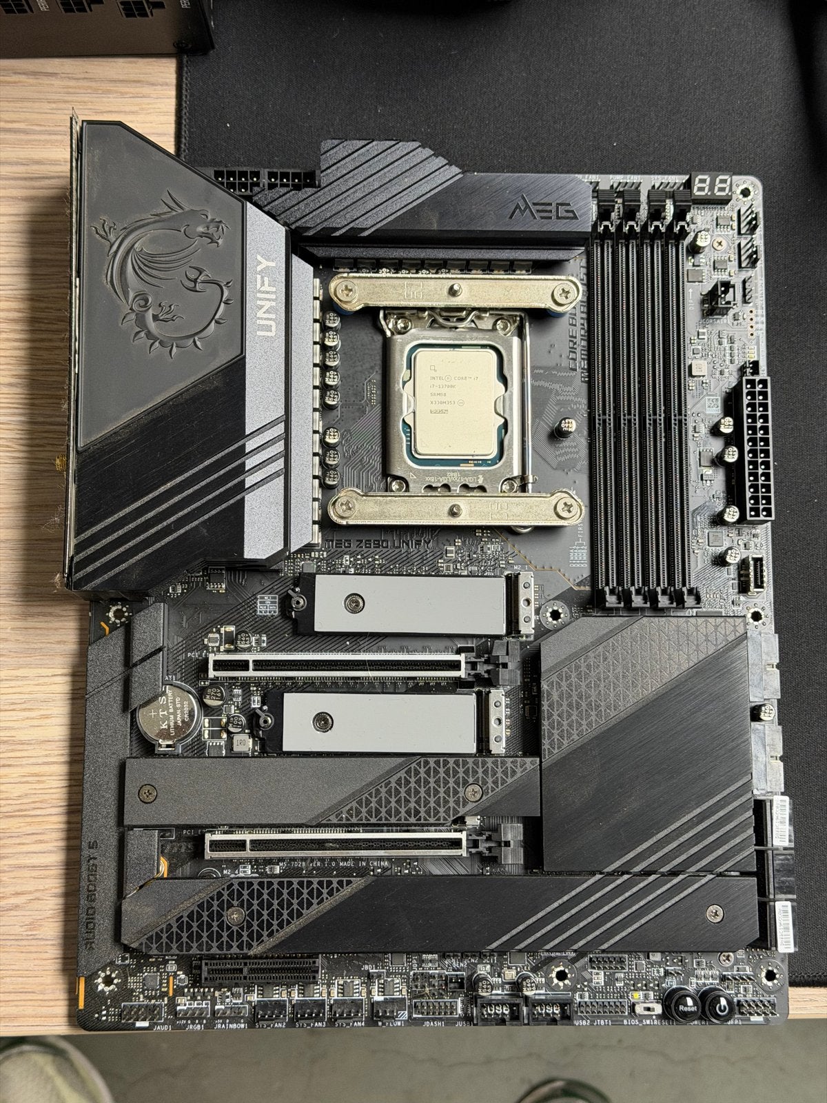 PC Upgrade Set: Intel Core i7-13700K, MSI MEG Z690, Ophalen, Zo goed als nieuw, Gaming, 4 Ghz of meer