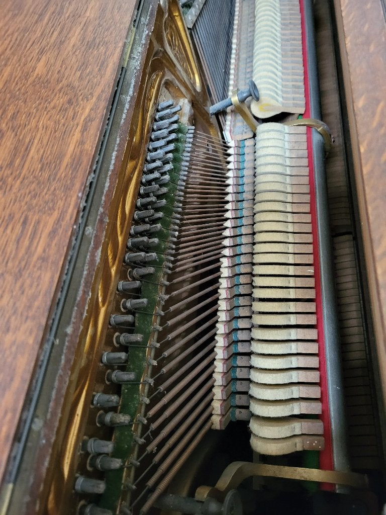 Hilger piano, Ophalen, Gebruikt, Bruin, Piano