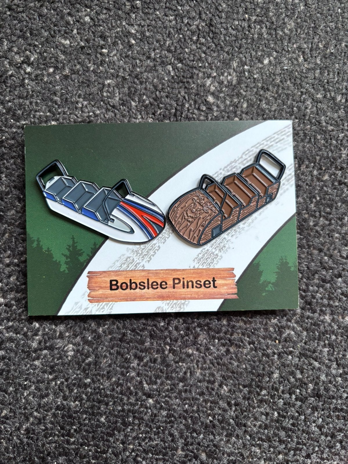 Bobslee pinset efteling, Verzamelen, Ophalen