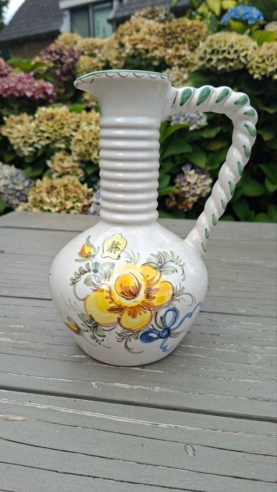 Vintage Ulmer Keramik karaf / schenkkruik – West Germany, Ophalen of Verzenden
