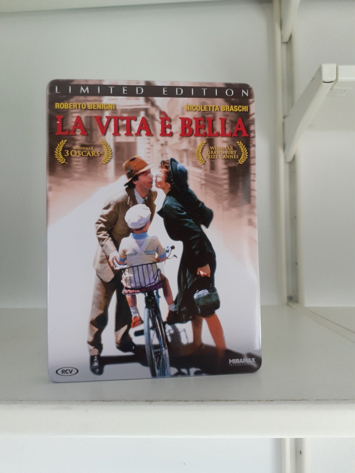 La Vita è Bella - Limited Edition DVD (3 Oscars), Vanaf 12 jaar, Ophalen of Verzenden, Zo goed als nieuw, Waargebeurd drama
