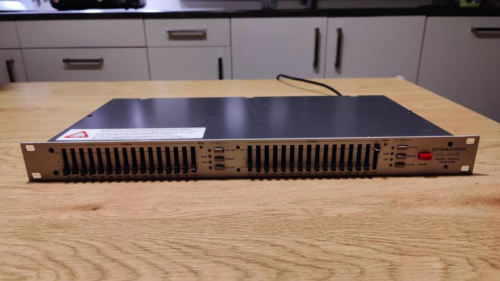 Dynacord EQ 2215 Stereo Grafische Equalizer, Ophalen of Verzenden, Gebruikt, Equalizer