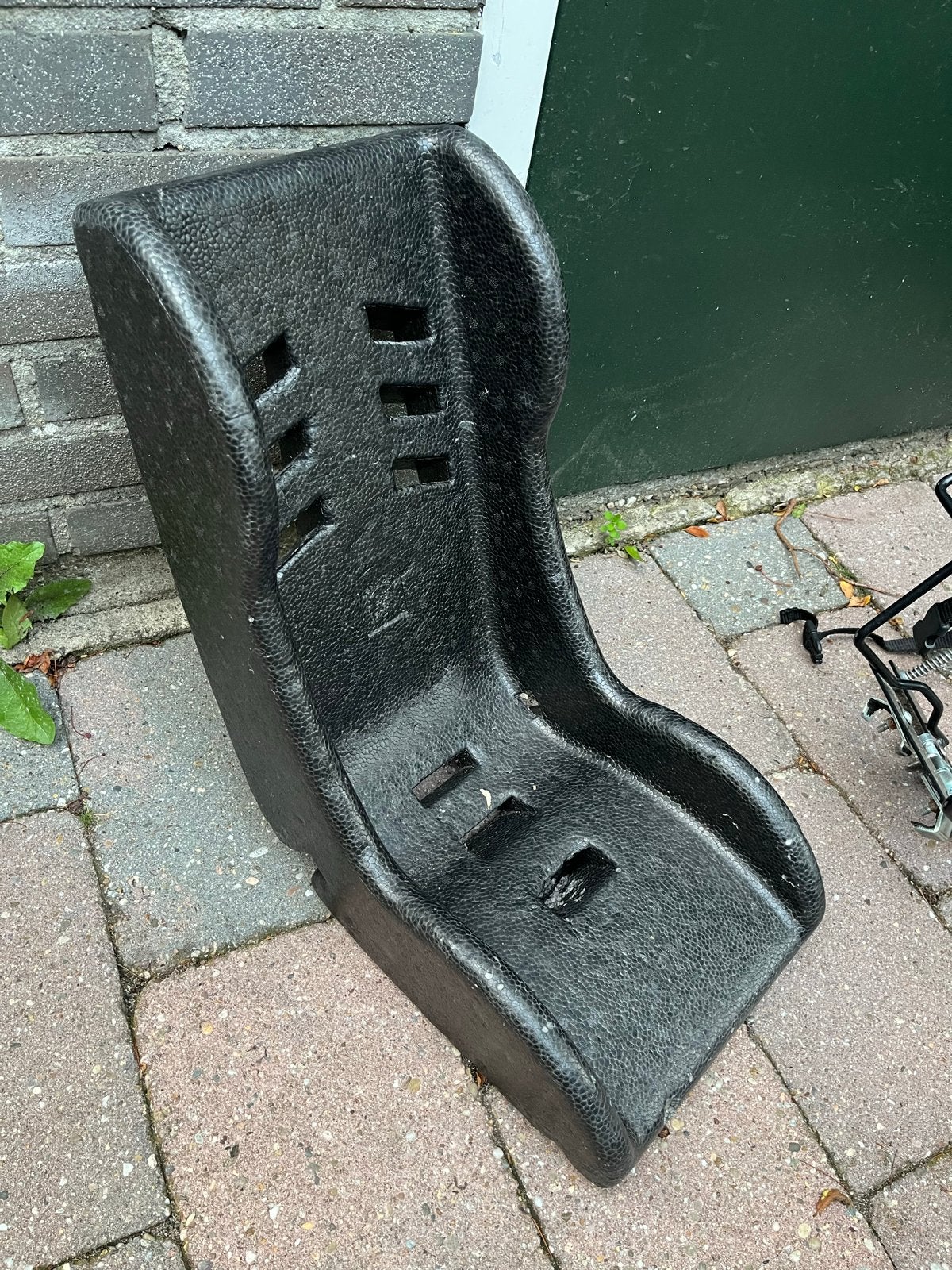 Zitje voor dreumes in bakfiets, Ophalen, Gebruikt, 9 t/m 18 kg, Achterzitje