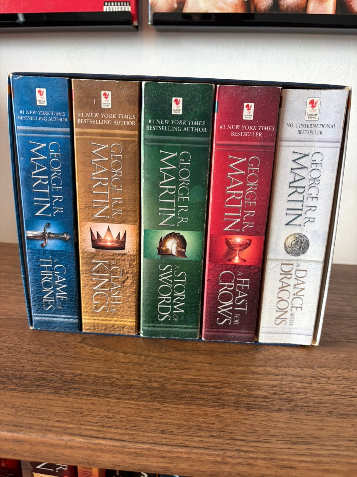 A Song Of Ice And Fire ( Game of Thrones ) volledige boxset, Verzenden, Gelezen