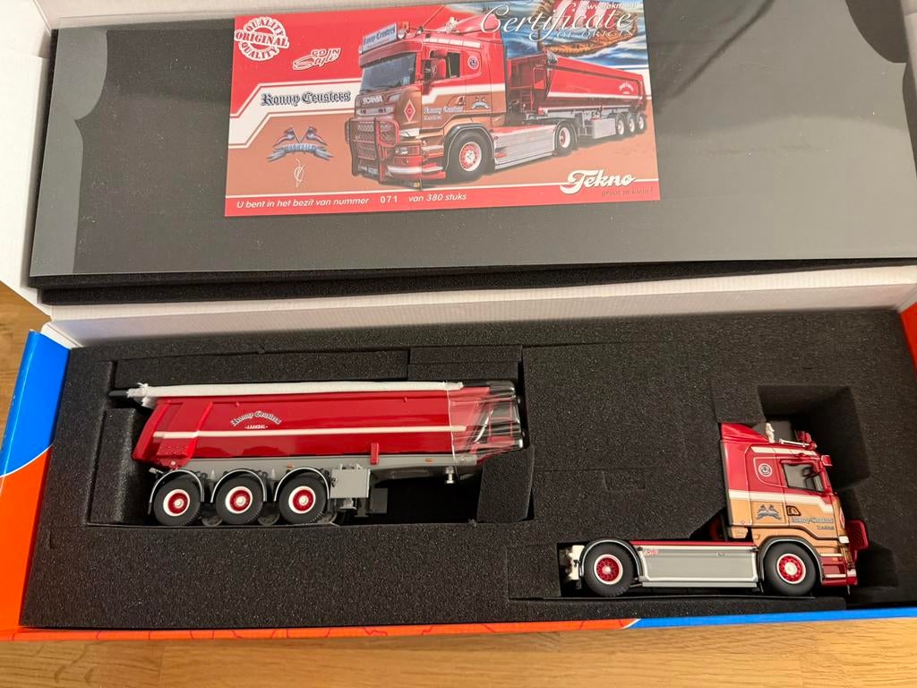 Tekno scania ronny ceusters nieuw, Verzenden, Nieuw, Bus of Vrachtwagen, Tekno