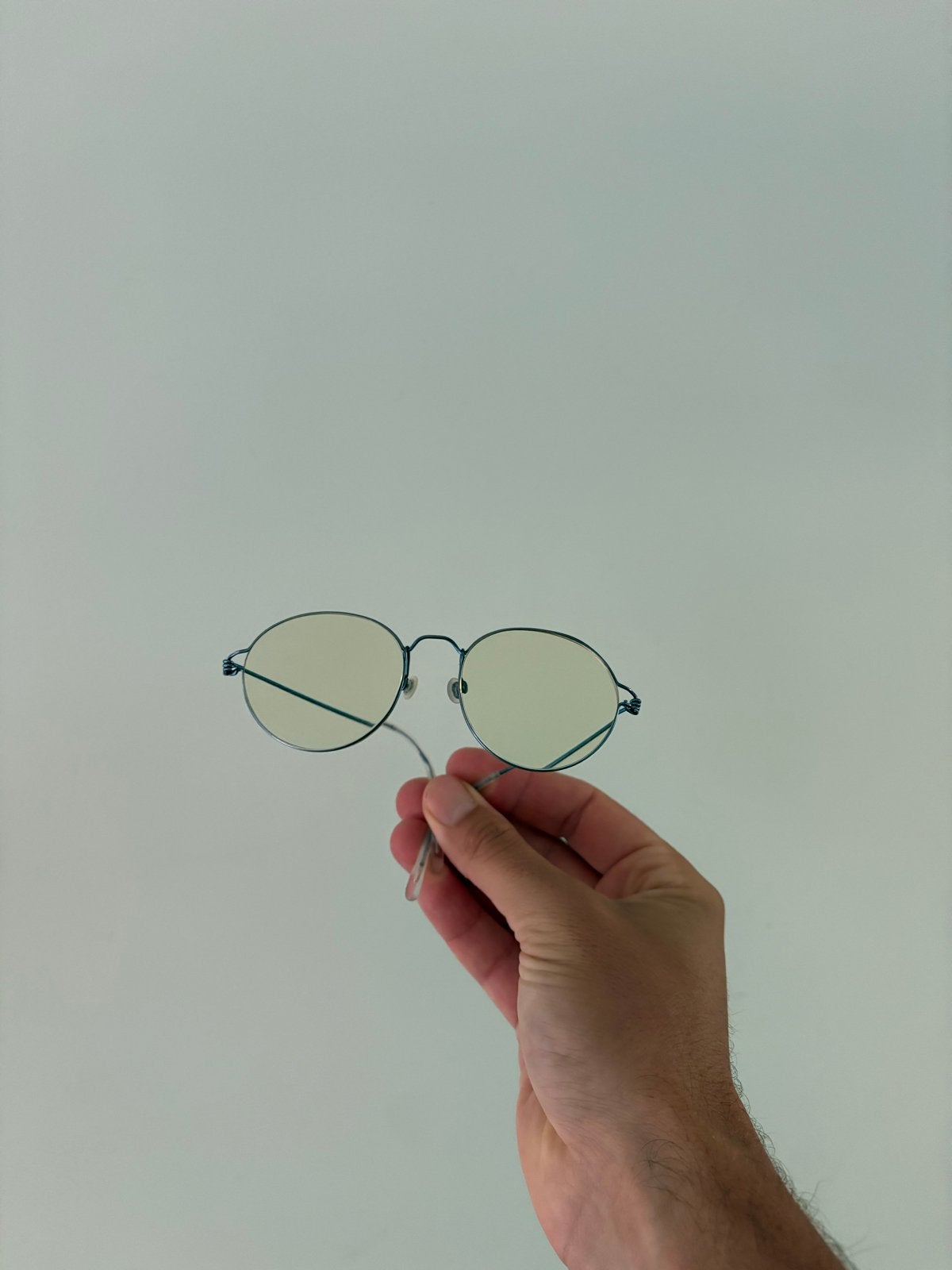 Lindberg kinderbril met lichtblauwe accenten, Overige merken, Gebruikt, Blauw, Ophalen of Verzenden