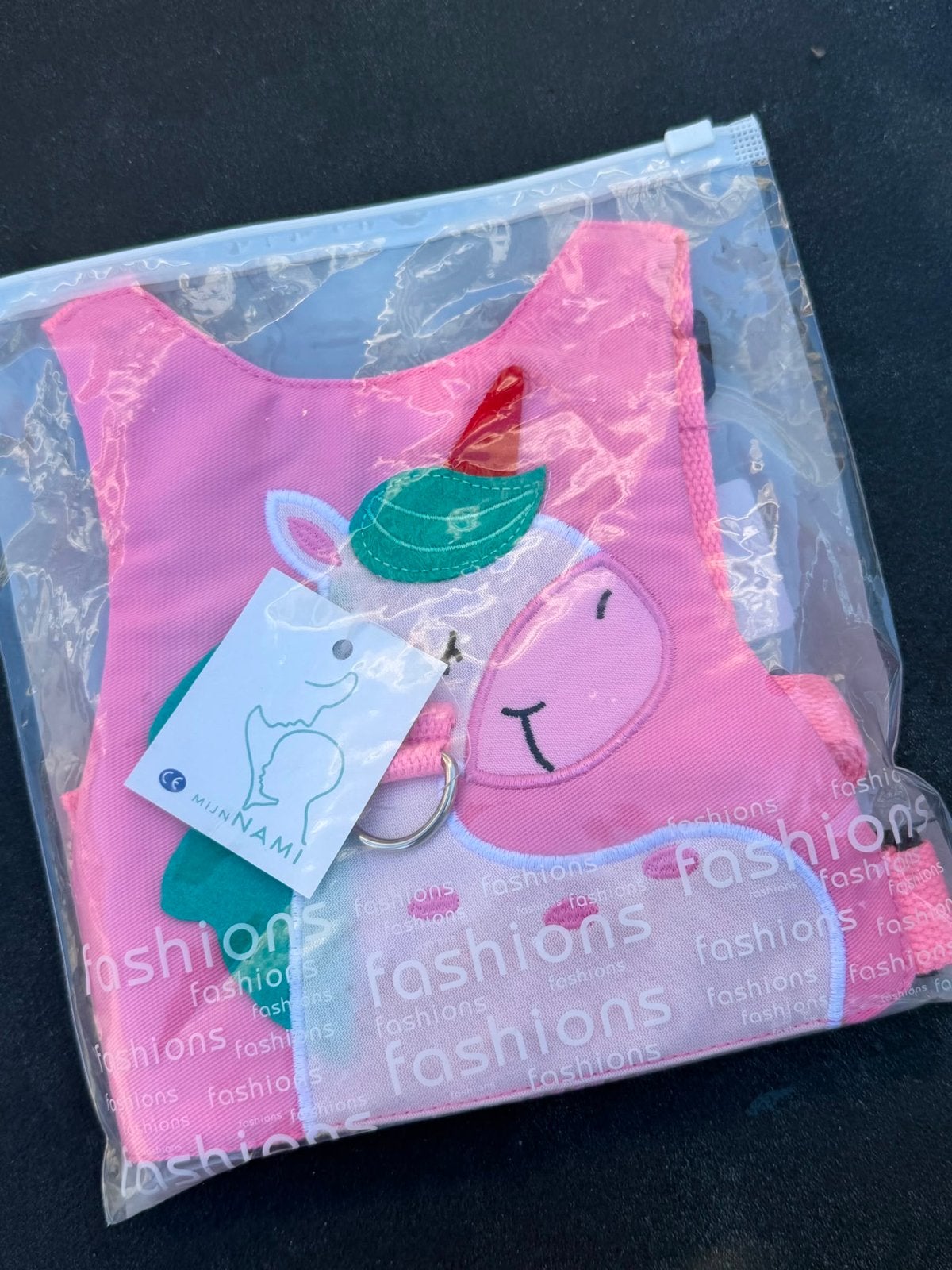 Roze eenhoorn tuigje voor kindje - Nieuw in verpakking, Kinderen en Baby's, Ophalen, Nieuw