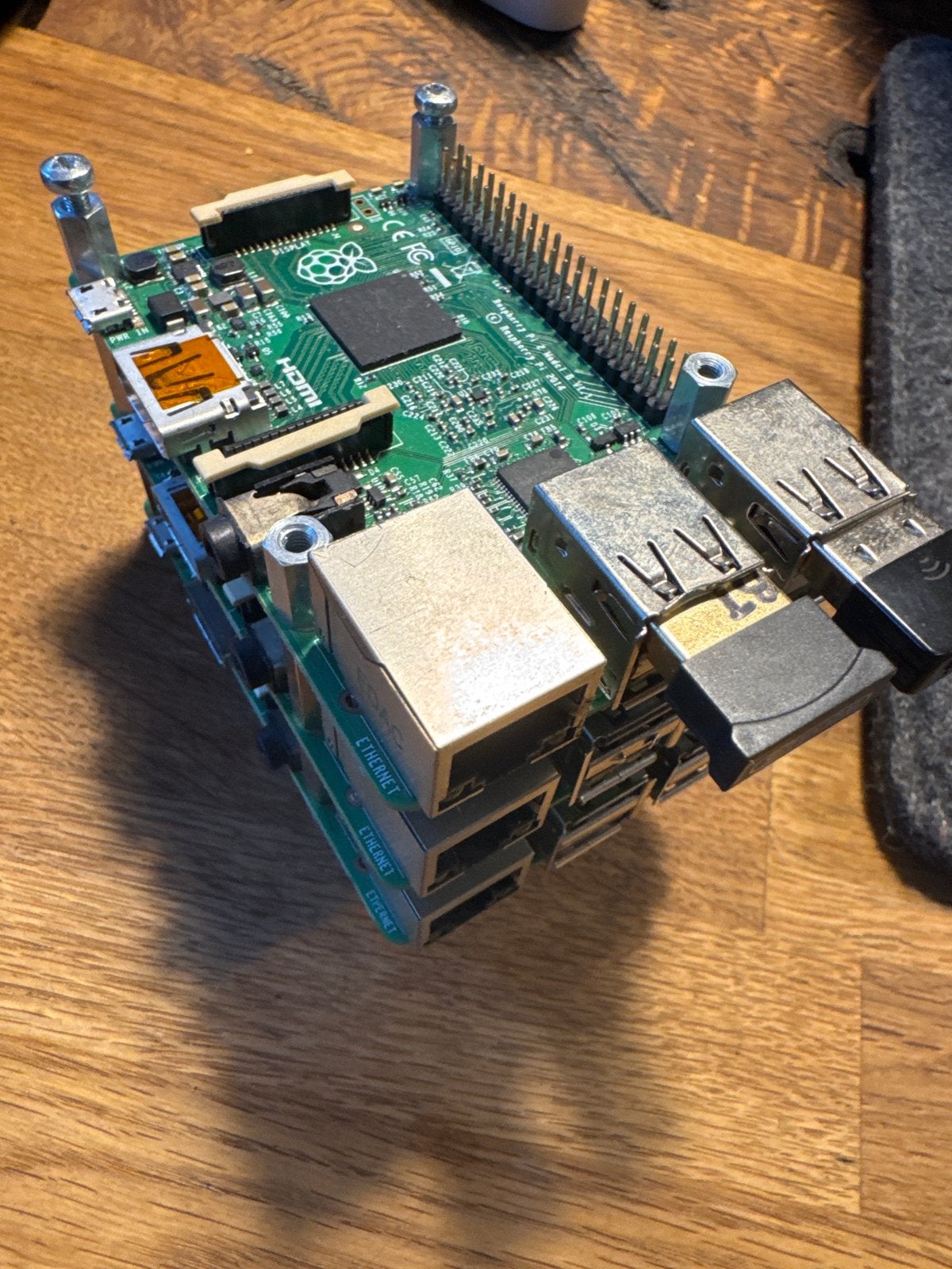 3x Raspberry Pi 2 Model B - Ideaal voor projecten, Ophalen of Verzenden, Gebruikt, Minder dan 4 GB, Minder dan 2 Ghz