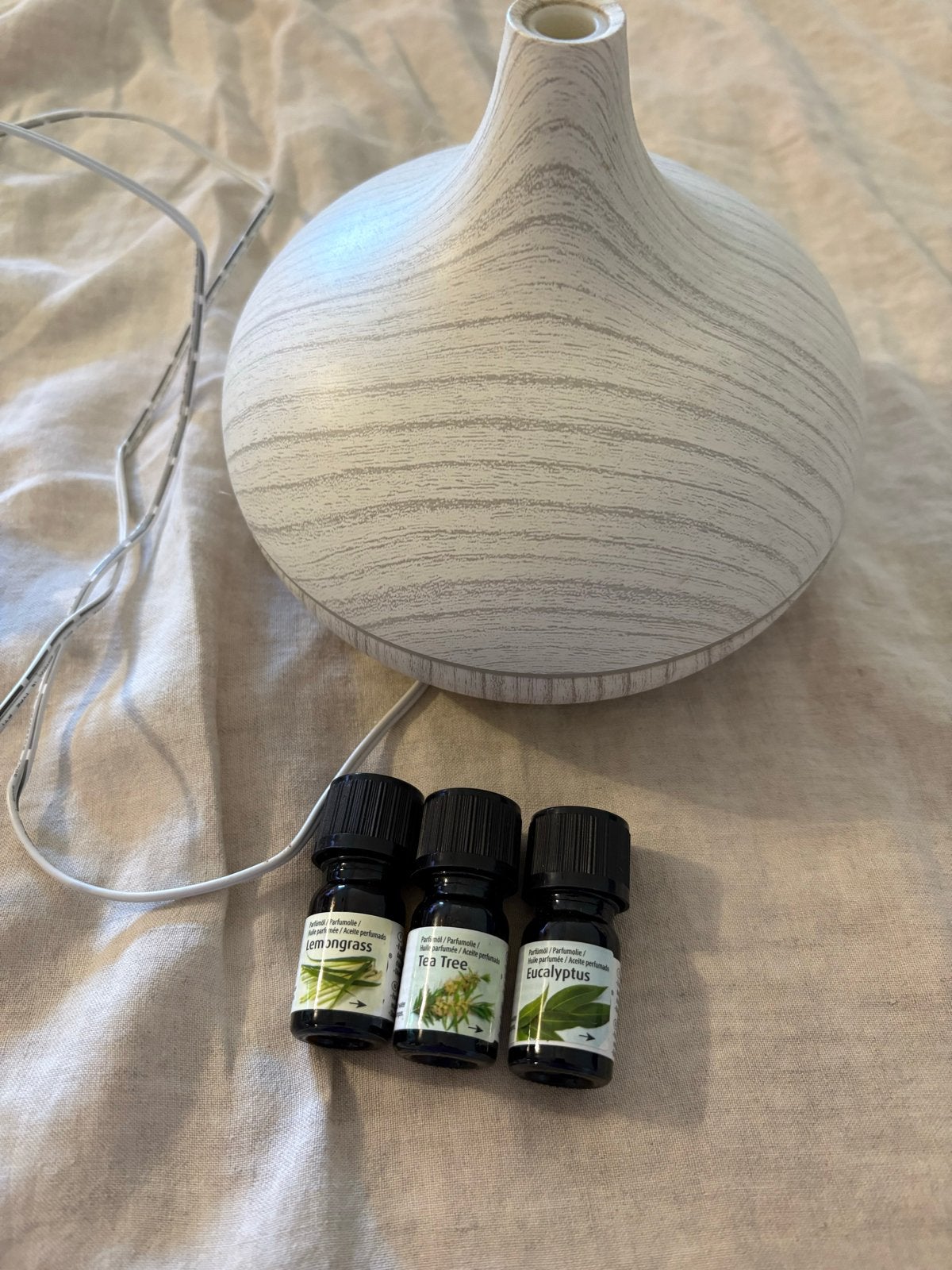 Aroma Diffuser met etherische oliën, Ophalen, Gebruikt