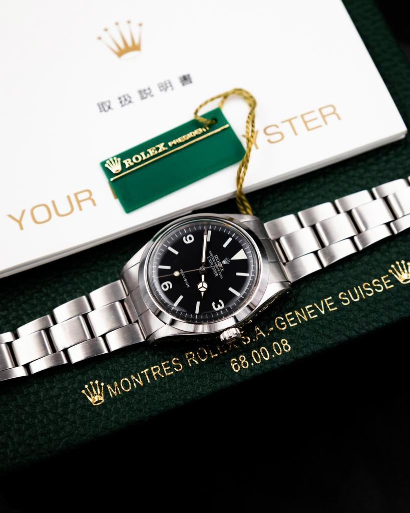 Rolex 5500 Explorer - Zeldzaam - Met Doos, Ophalen, Staal, Polshorloge, Zo goed als nieuw