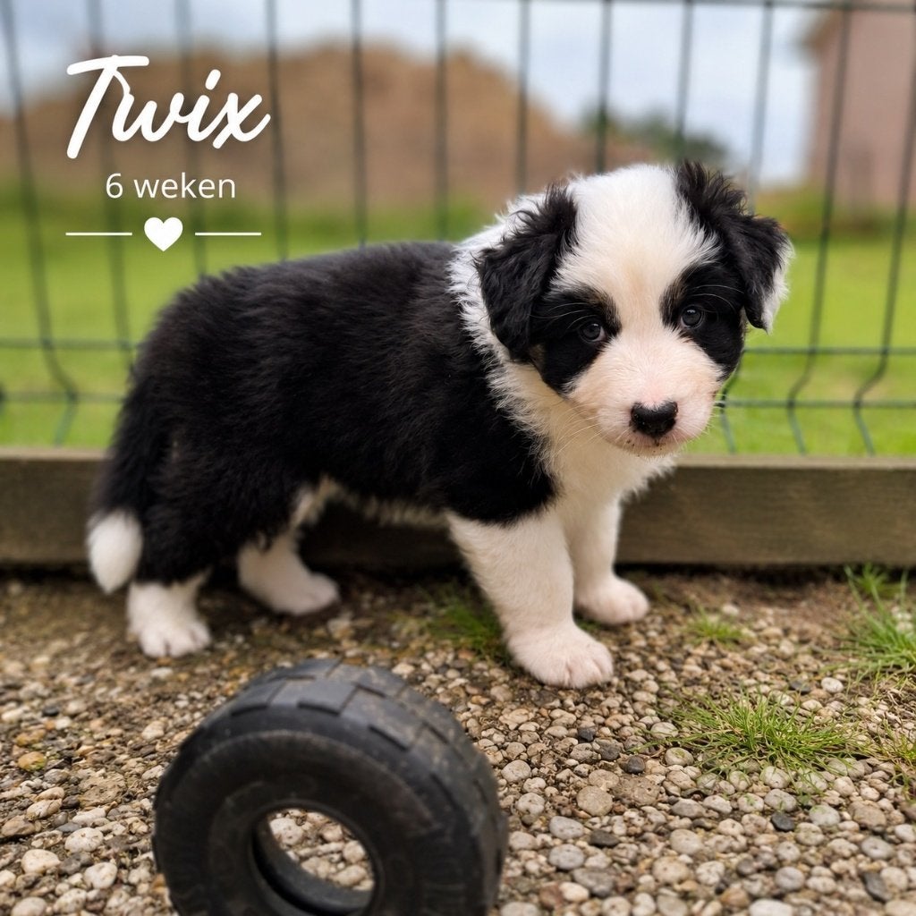 Australian Shepherd reutje met stamboom, Dieren en Toebehoren, Parvo, Reu, 8 tot 15 weken, Eén hond
