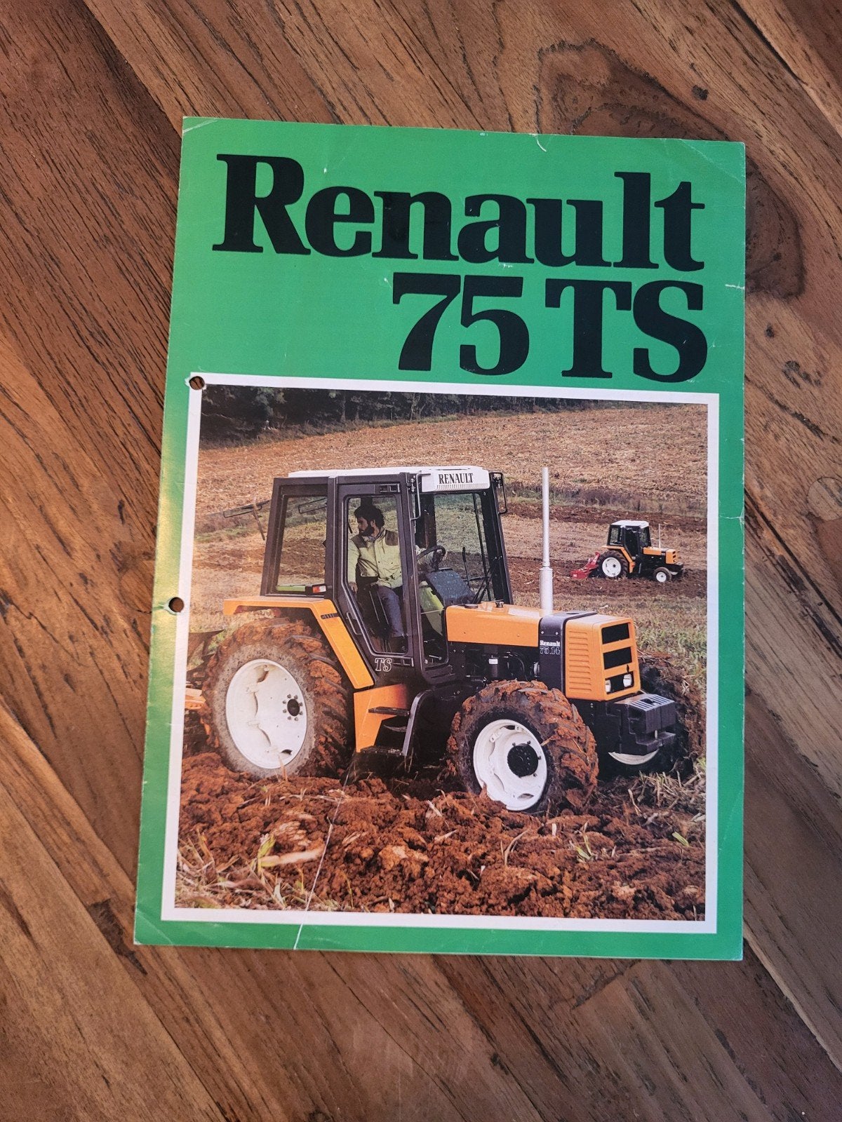 tractor folder Renault 75 TS, Ophalen of Verzenden, Zo goed als nieuw