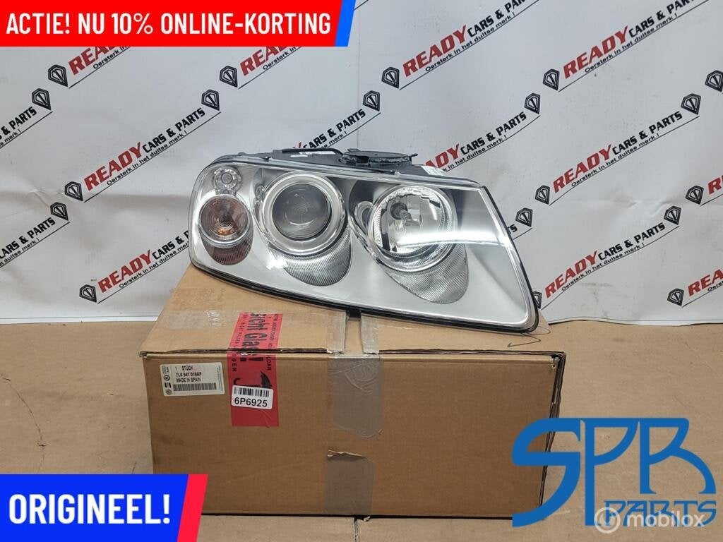 Koplamp Rechts HALOGEEN VW Touareg I 2002-2007 7L6941018AF, Volkswagen, Nieuw, Ophalen of Verzenden