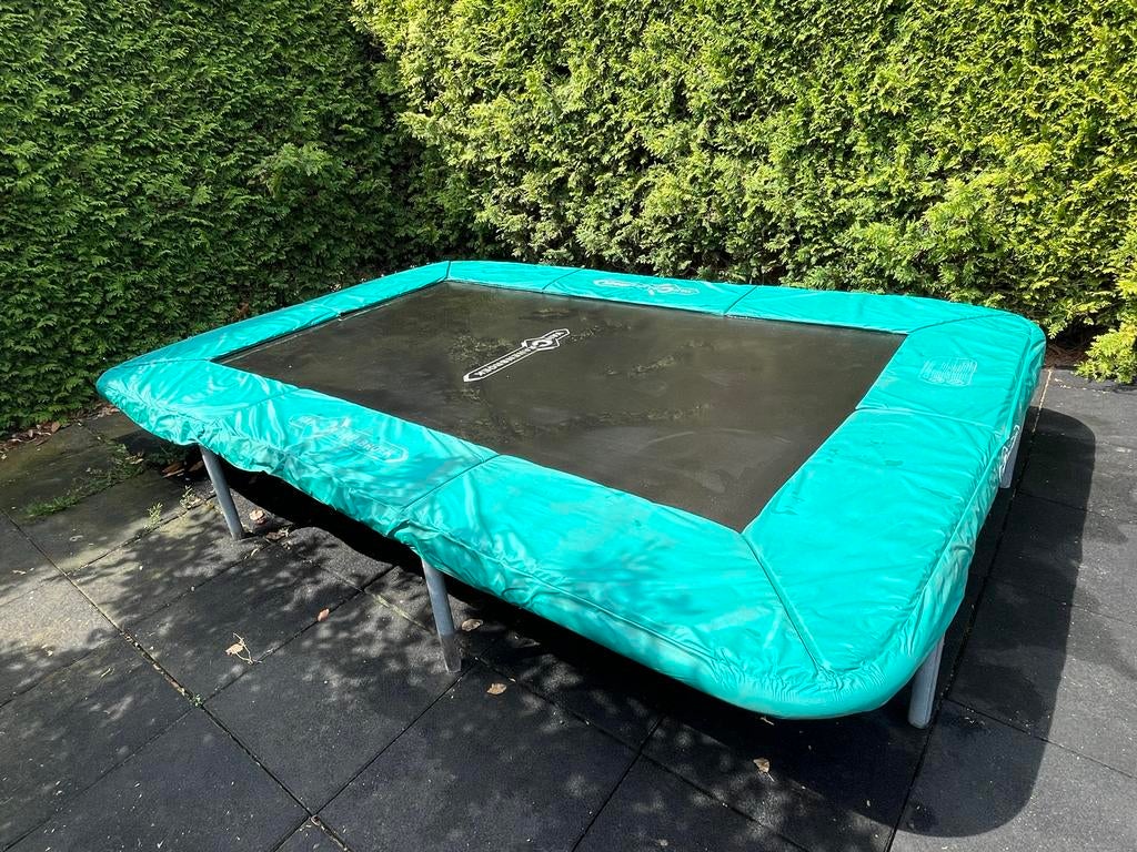 Trampoline met vangnet - Van Cranenbroek, Kinderen en Baby's, Speelgoed | Buiten | Trampolines, Ophalen, Gebruikt