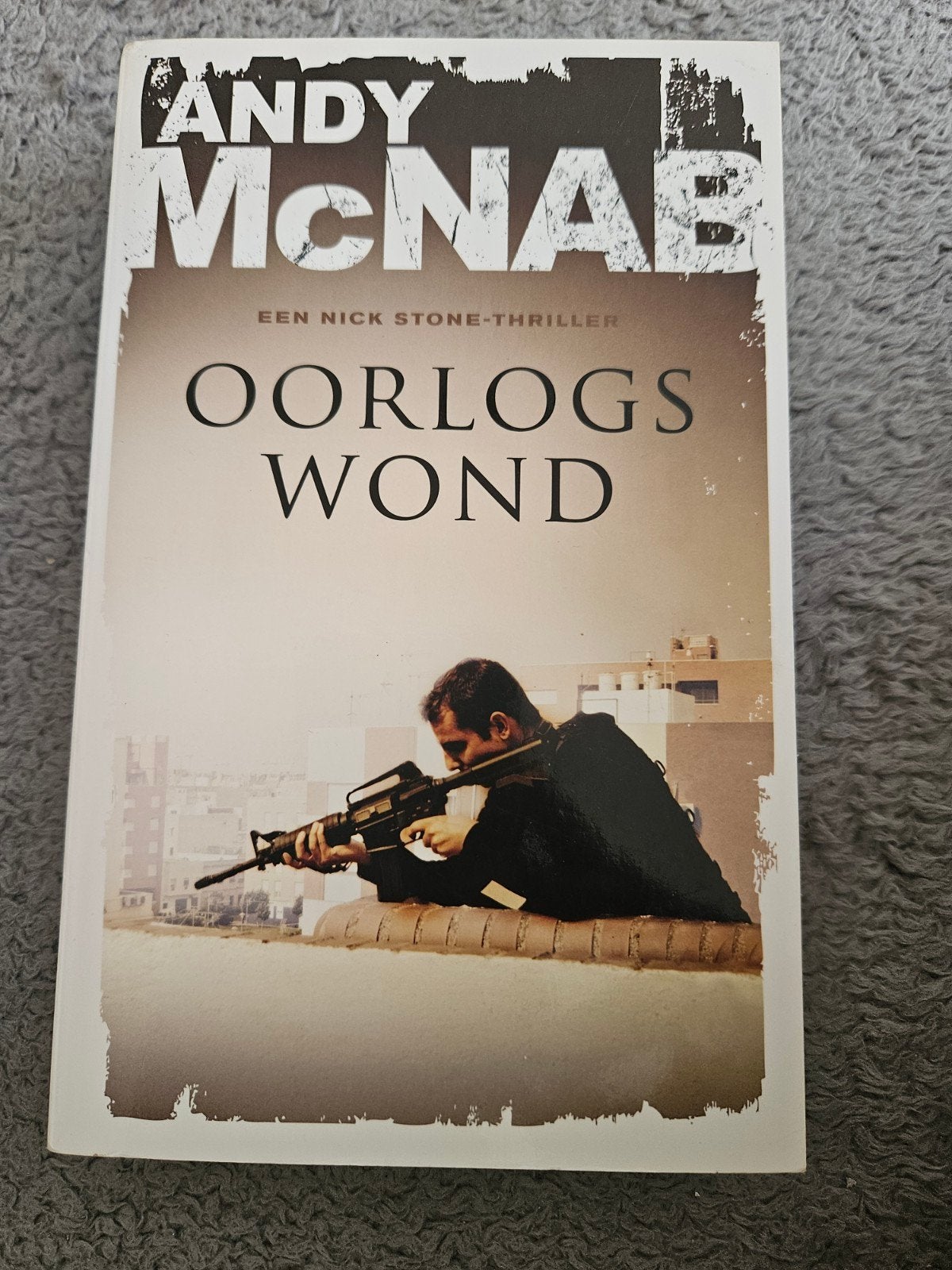 Andy McNab - Oorlogswond, Gelezen, Ophalen of Verzenden, Nederland, Andy McNab