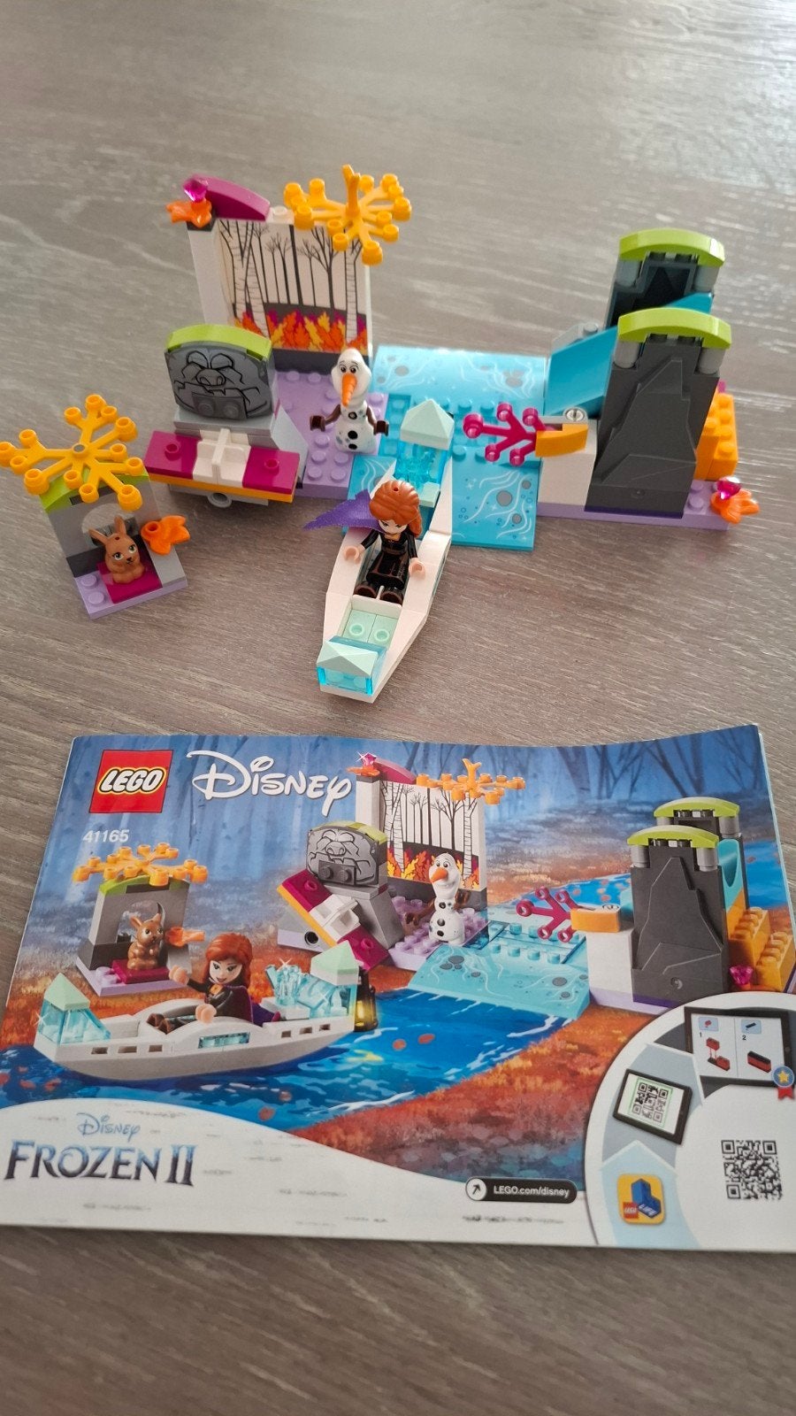 Lego Frozen II 41165 Anna's kano expeditie, Lego, Ophalen of Verzenden, Zo goed als nieuw, Disney