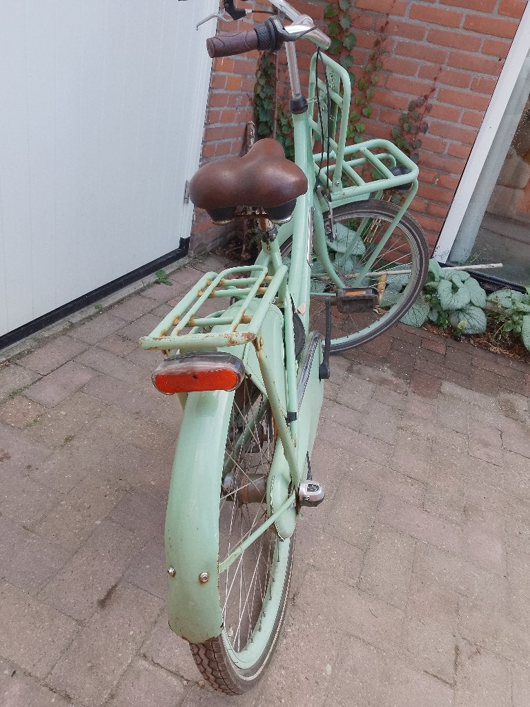 24 inch van popel meisjesfiets mintgroen, Ophalen, Versnellingen, Popal, Gebruikt