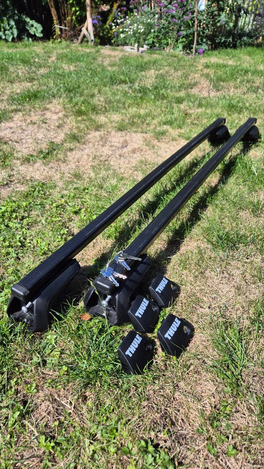 Dakdragers Thule Squarebar Evo, Auto diversen, Dakdragers, Ophalen, Zo goed als nieuw