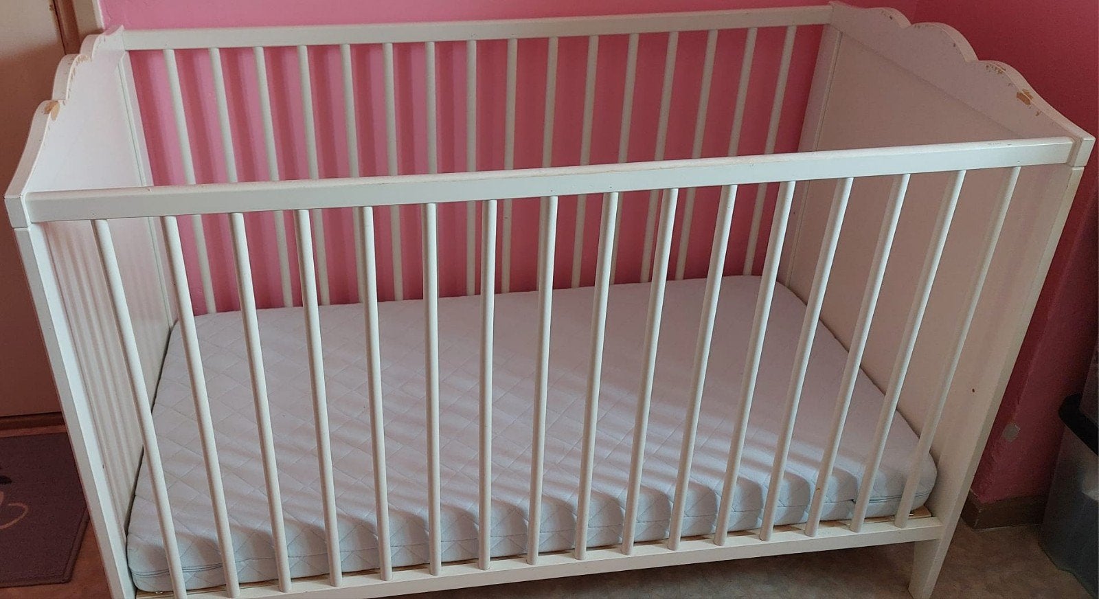 baby bed met matras, Ophalen, Gebruikt, Ledikant