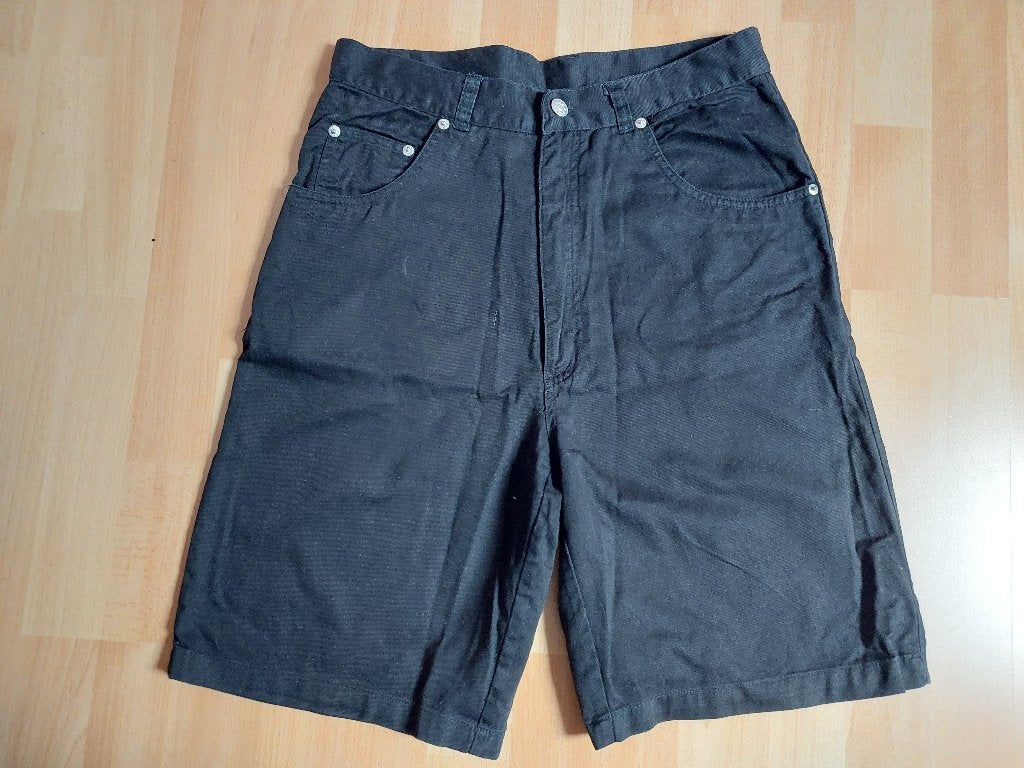 Zwarte bermuda, Kort, Zwart, Maat 46/48 (XL) of groter, Ophalen of Verzenden
